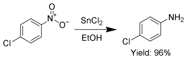 Image:SnCl2 Nitro Reduction Scheme.png