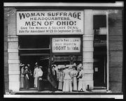 Woman Suffrage Headquarters, Cleveland, 1912