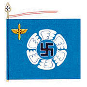 The Unit Colour of the Finnish Air Force Academy features the swastika as a central element.
