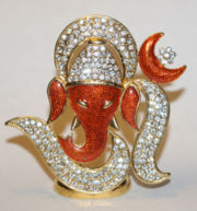Ganesha (Devanagari) Aum jewel