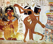 The ancient Egyptians maintained a rich cultural heritage complete with feasts and festivals accompanied by music and dance.