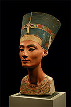 The Bust of Nefertiti, by the sculptor Thutmose, is one of the most famous masterpieces of ancient Egyptian art.
