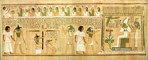 The book of the dead was a guide to the deceased's journey in the afterlife.