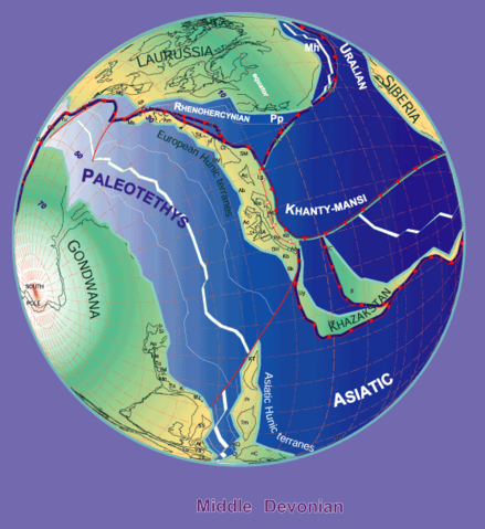 Image:380 Ma plate tectonic reconstruction.png