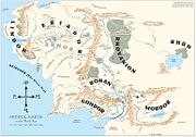 The west of Middle-earth during the Third Age.