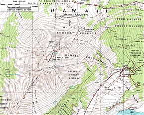 Mauna Loa map