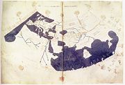 A 15th century map based on Ptolomy's Geography for comparison.