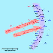 Situation at 1200 hours as the Royal Sovereign was breaking into the Franco-Spanish line