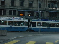 Trams in Zürich