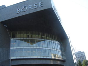 Swiss stock Exchange in Zürich.
