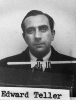 Teller's ID badge photo from Los Alamos