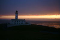 Sunset over the South Lighthouse