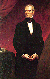 Official White House portrait of James K. Polk