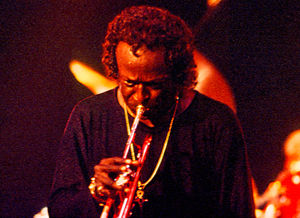 Miles Davis performing his last North Sea Jazz Festival in 1985.