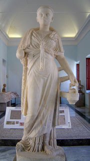 Priestess of Isis, Roman statue 2nd Century CE