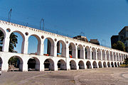 Carioca Aqueduct, built in the first half of the 18th century.