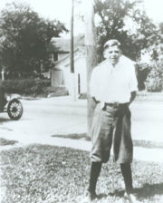 Ronald Reagan as a teenager in Dixon, Illinois