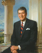 Ronald Reagan's official White House portrait