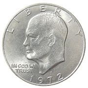 Dollar coin issued by the United States Mint from 1971–78 commemorating Eisenhower