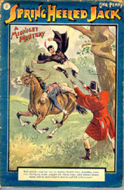 Spring Heeled Jack on a Penny Dreadful cover page (c. 1904)