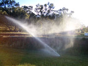 A lawn sprinkler