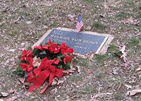 Grave of Wernher von Braun in Ivy Hill Cemetery (Alexandria, Virginia)