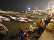 A Hindu ceremony in Varanasi