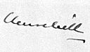Winston Churchill's signature