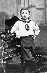 Churchill aged seven in 1881