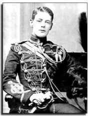 Churchill in military uniform in 1895