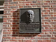 Plaque in London marking the site of a house where Sun Yat-sen lived while in exile