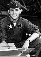 Lt. George W. Bush while in the National Guard
