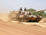 A mobility test of the Arjun MBT