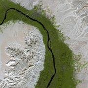Nile seen from Spot Satellite