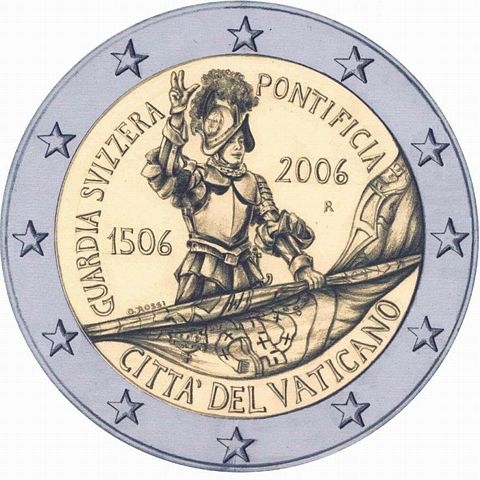 Image:€2 commemorative coin Vatican City 2006.jpg