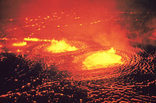 Eruption of Kilauea in 1954
