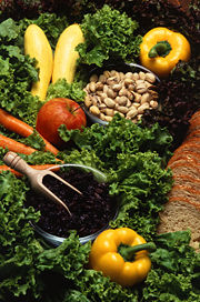 Fruits and vegetables are good sources of antioxidants.