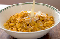 Milk and cereal grains are often fortified with vitamin D.