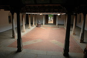 An inside view of a traditional Tamil house
