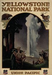Union Pacfic Railway Brochure Promoting Travel to Park (1921)