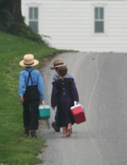 Amish schoolchildren