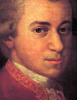 Mozart circa 1780, by Johann Nepomuk della Croce