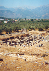 Ruins at Sparta.