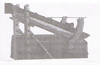 A picture of a 15th century Andalusian Arab cannon from the book Al-izz wal rifa'a.