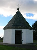 The old Powder or Pouther magazine dating from 1642, built by order of James VI. Irvine, North Ayrshire, Scotland.