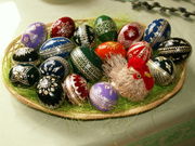 Hanácké kraslice, Easter eggs from the Haná region, the Czech Republic