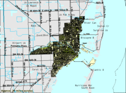 U.S. Census Bureau map showing city limits