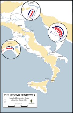 Battles of Trebia, Lake Trasimene and Cannae