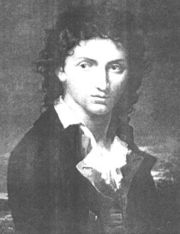 Lord Byron (1803), as painted by Marie Louise Élisabeth Vigée-Lebrun.
