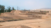 Pachacamac temple.